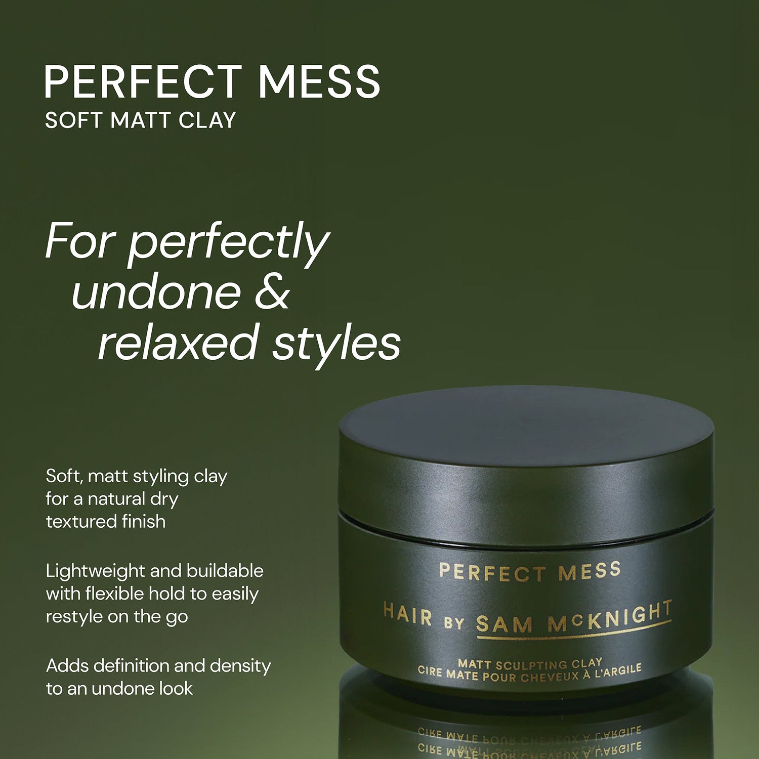 Perfect Mess Soft Matt Clay - Hair by Sam McKnight