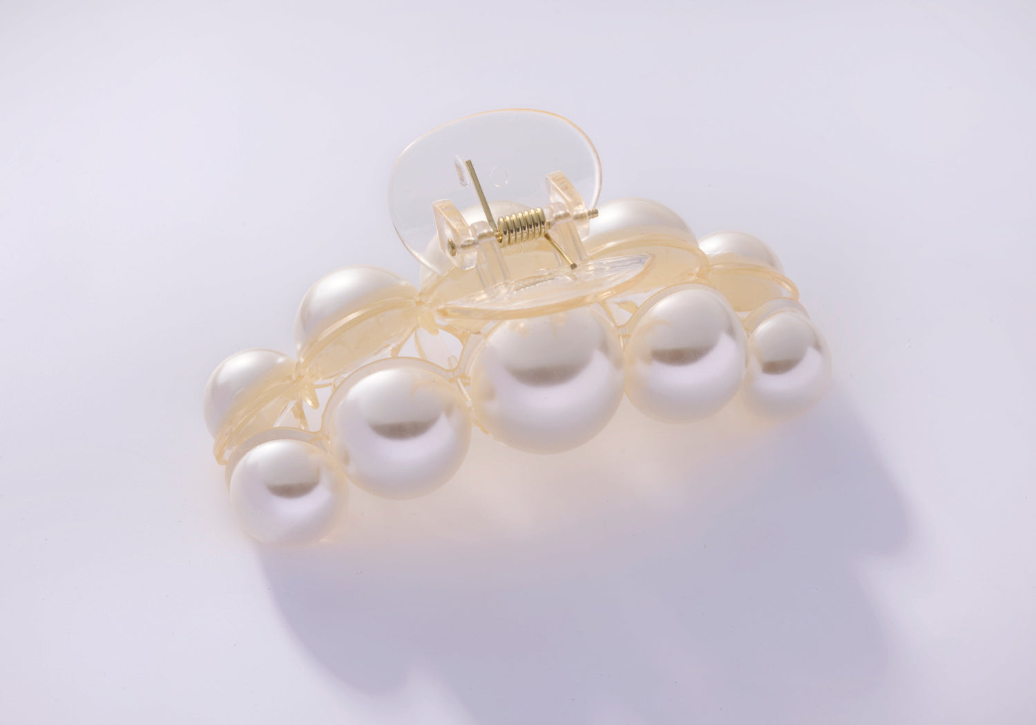 Pearl Wave | Elegante Statement-Haarklammer mit großen Perlen