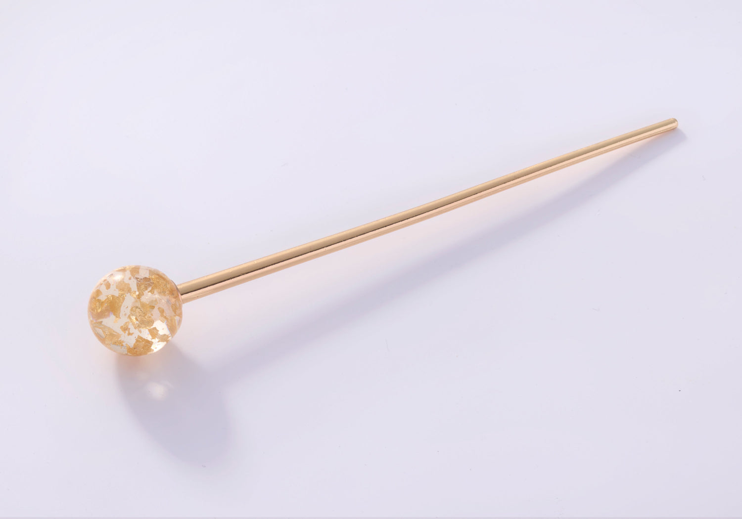 Elegante Haarnadeln mit schwebenden Goldflocken (2er set)