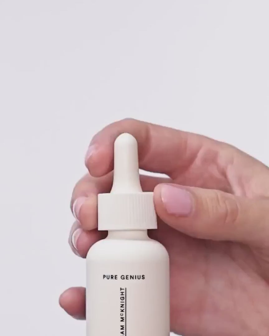 Sam McKnight Pure Genius 98% Natural Scalp Restoring Oil – Video