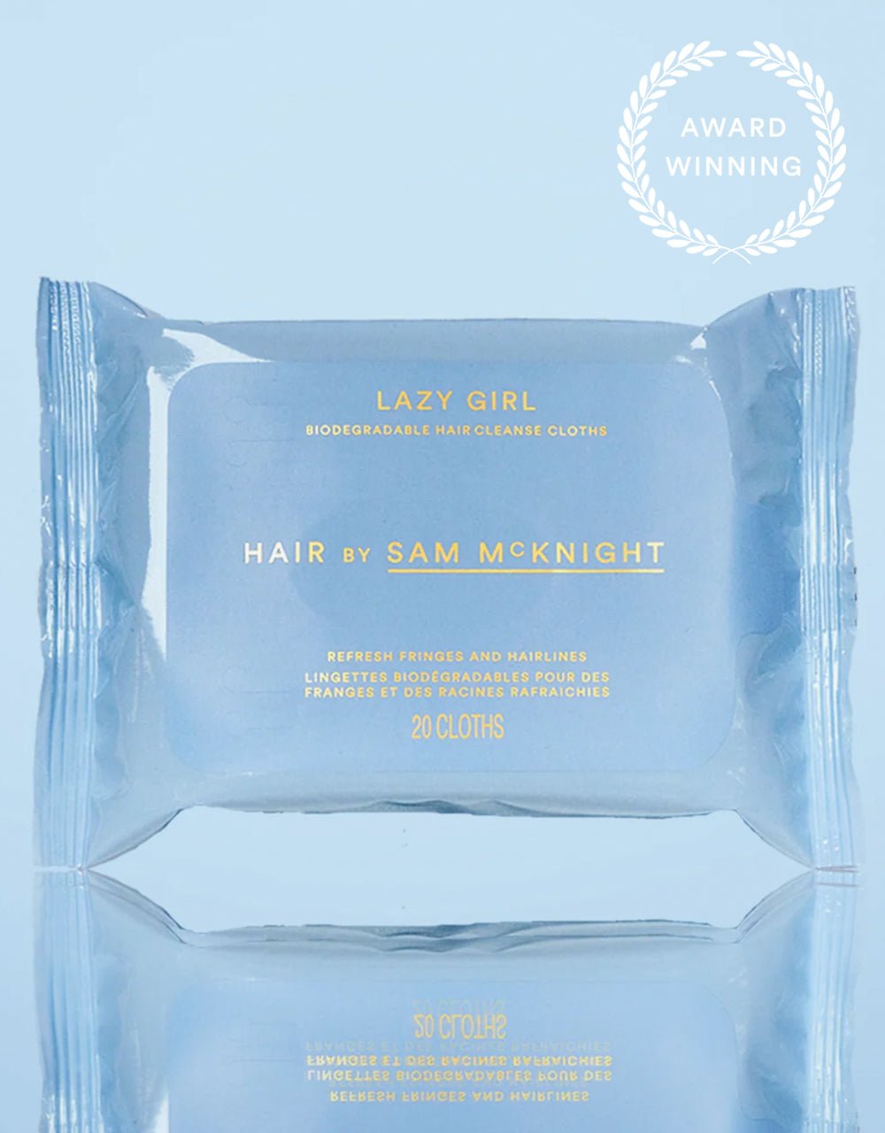 Sam McKnight Lazy Girl Biodegradable Hair Cleanse Cloths