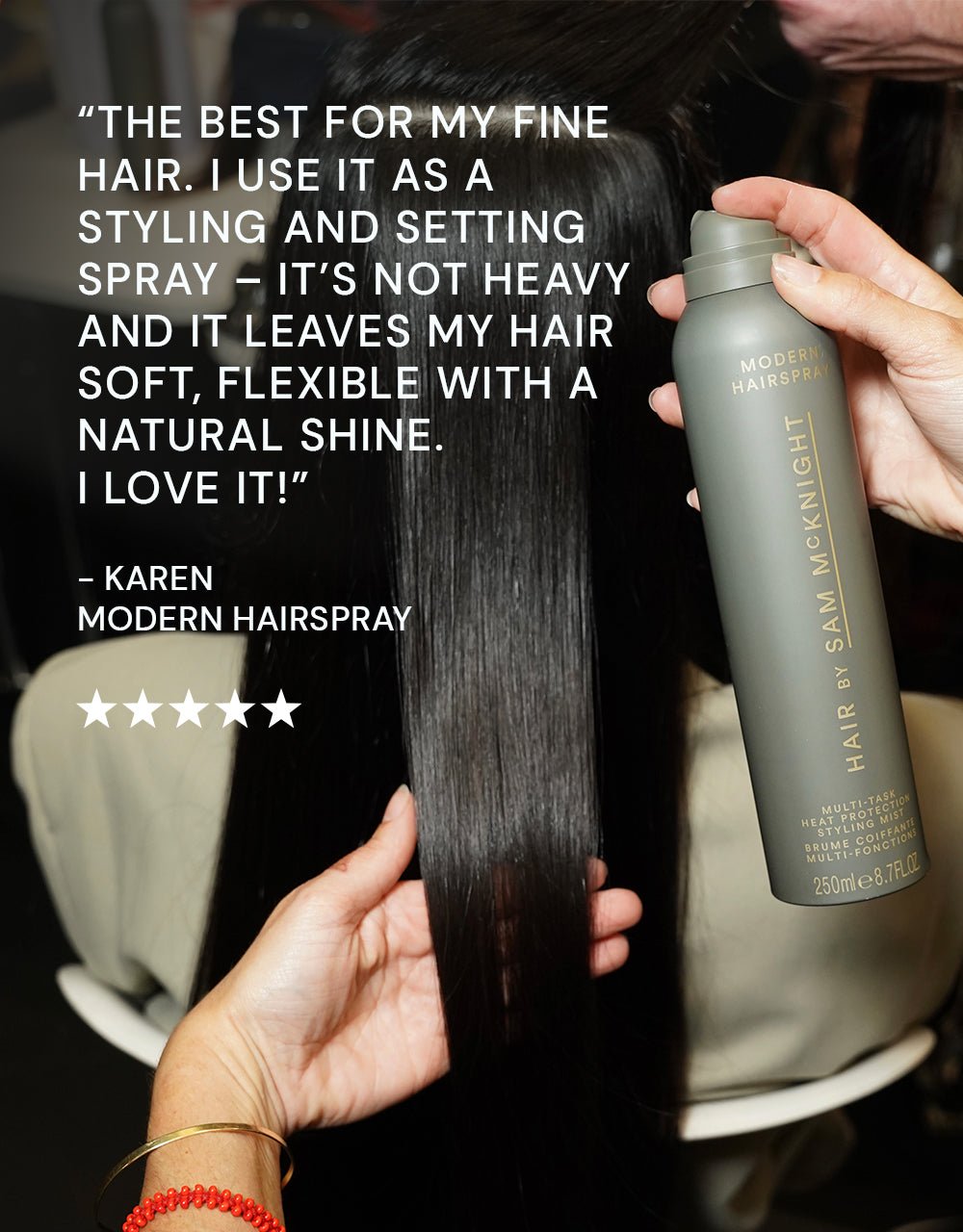 Sam McKnight Modern Hairspray Multi-Tasking Styling Mist